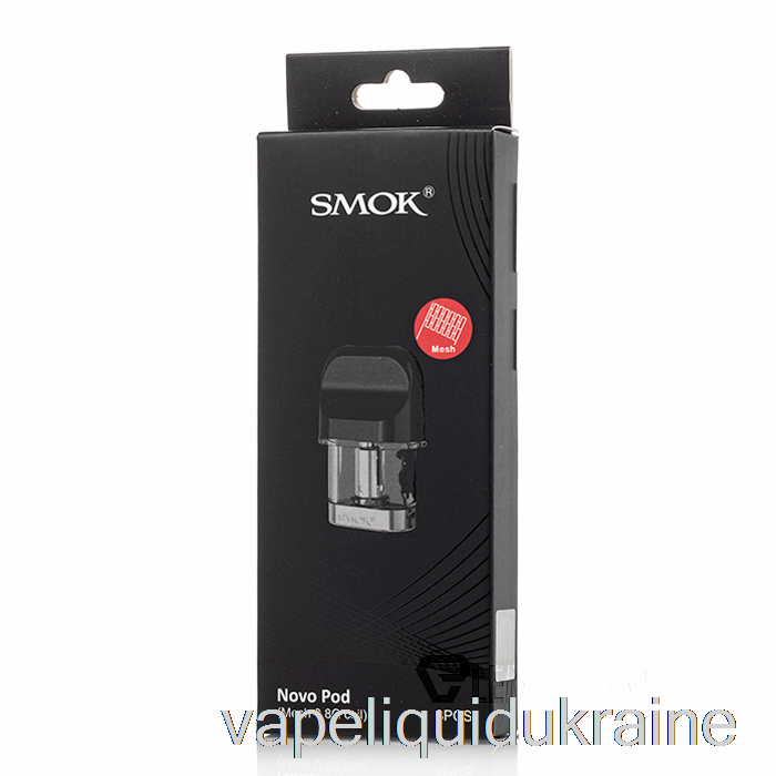 Vape Ukraine SMOK NOVO Replacement Pod Cartridges 0.8ohm NOVO MESH Pods
